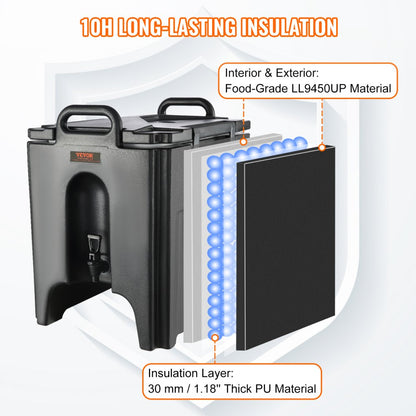 KF-40 - 10-Gallon Hot Beverage Dispenser for Large Events