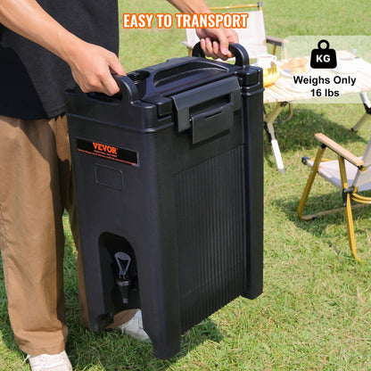 5GL - 5 Gallon Insulated Beverage Dispenser for Hot and Cold Drinks