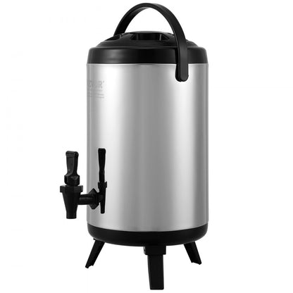 WNS-2 - 2-Gallon Insulated Stainless Steel Beverage Dispenser for Events