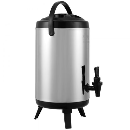 WNS-2 - 2-Gallon Insulated Stainless Steel Beverage Dispenser for Events