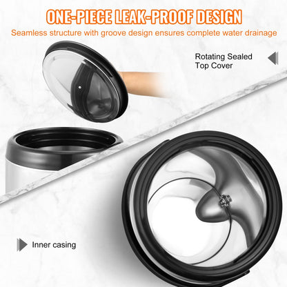 WNS-3 - 2.4-Gallon Stainless Steel Insulated Beverage Dispenser with Spigot