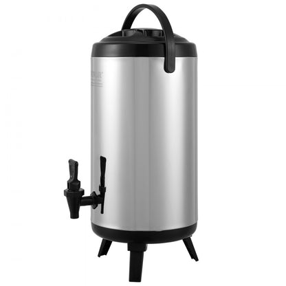 WNS-3 - 2.4-Gallon Stainless Steel Insulated Beverage Dispenser with Spigot