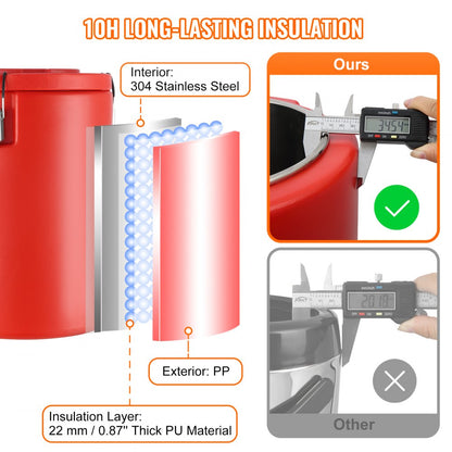 WNS-4 - 4.5 Gallon Stainless Steel Thermal Beverage Dispenser, Leak-Proof Design