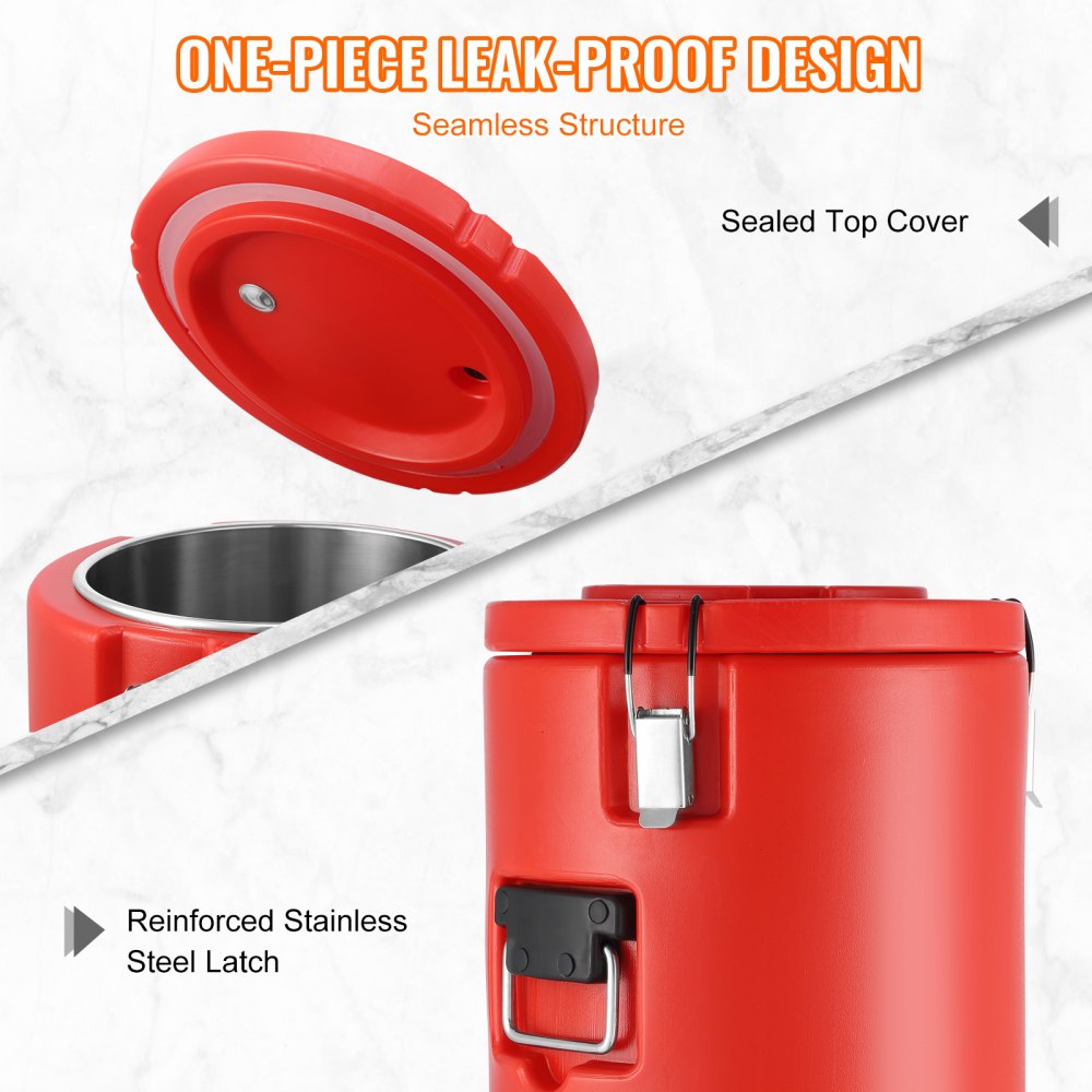 WNS-4 - 4.5 Gallon Stainless Steel Thermal Beverage Dispenser, Leak-Proof Design