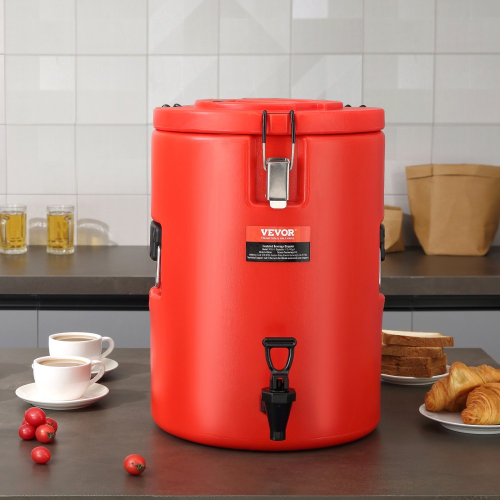 WNS-4 - 4.5 Gallon Stainless Steel Thermal Beverage Dispenser, Leak-Proof Design