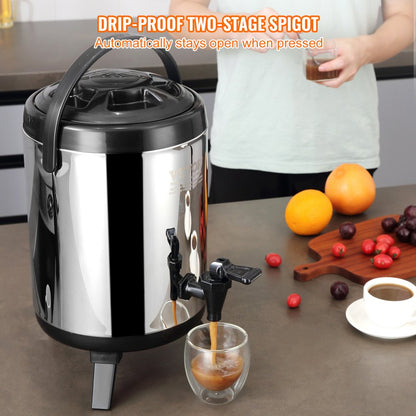 WNS-1 - VEVOR 12-Hour Stainless Steel Insulated Drink Dispenser