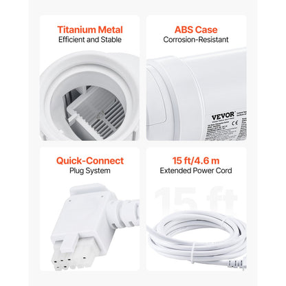 89420003 - 15,000 Gallon Salt Water Chlorinator System for Pools