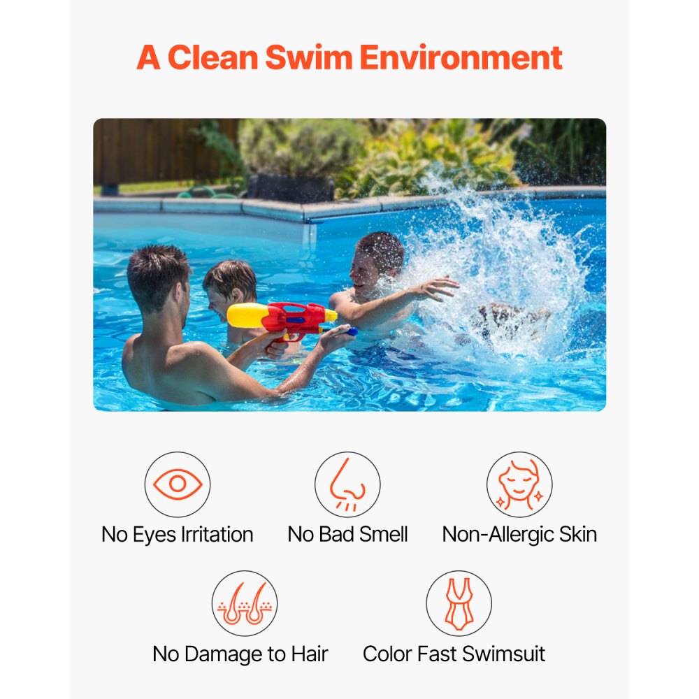 89420005 - 25,000 Gallon Salt Water Chlorinator for Pool Purification