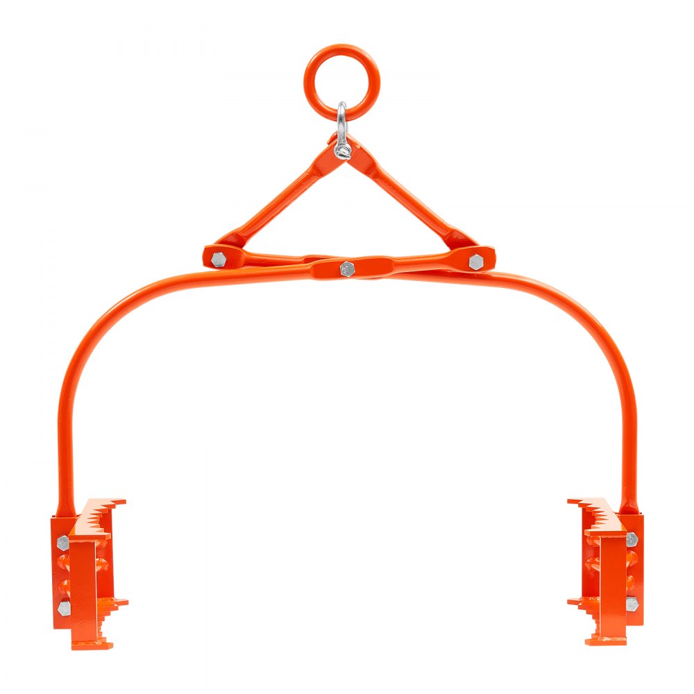 RT24 - 24in Steel Stone Lifting Tongs with Eagle-Claw Grips