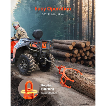 4SC36 - 36in Eagle-Claw Log Lifting Tongs, 3300 lbs Capacity