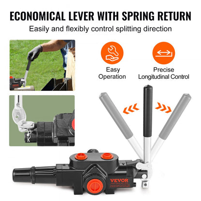 LVA1-95 - 25 GPM VEVOR Hydraulic Valve for Efficient Log Splitting