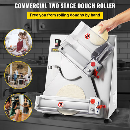 APD 30 - 4-12 Inch Adjustable Thickness Stainless Steel Dough Sheeter