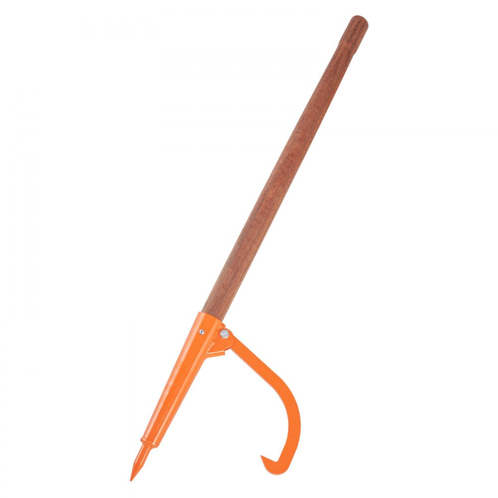 LPW48 - 46.5" Carbon Steel Log Jack with Adjustable Hook and Grip Handle