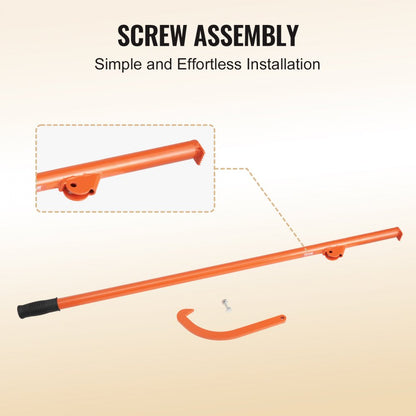 LH48 - 46.5" Heavy Duty Log Jack with Adjustable Hook & Comfortable Grip
