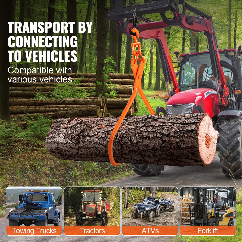 LS32 - Durable 32" Log Skidding Tongs for Easy Handling