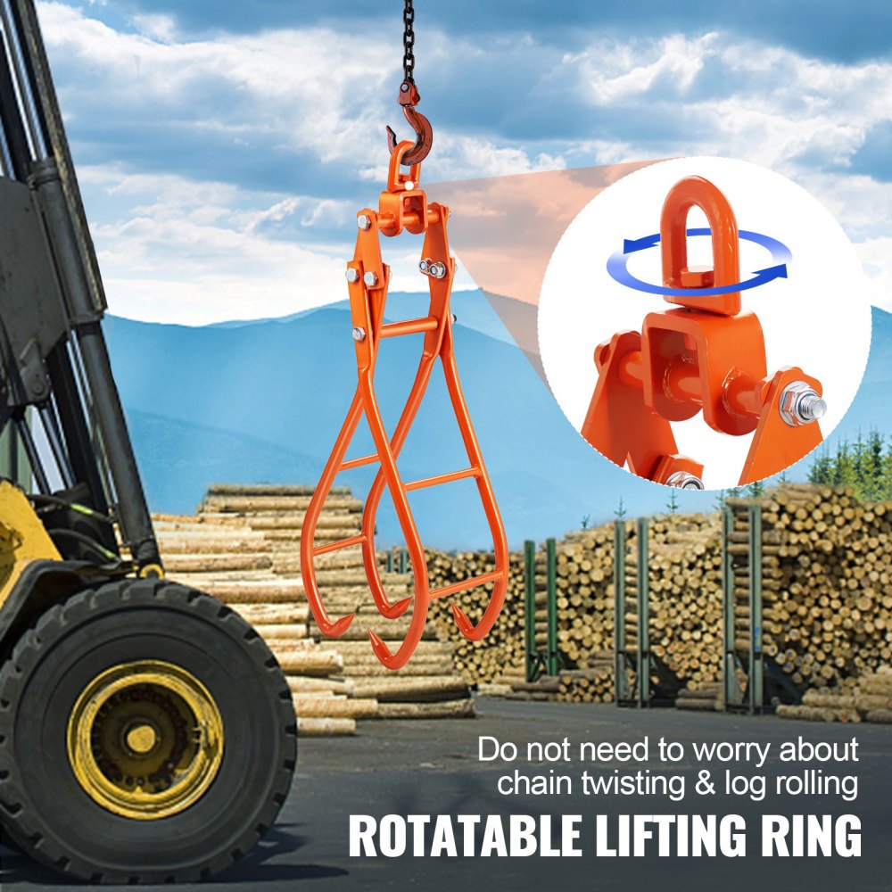 L4S36 - 36-inch Timber Claw Hook with Eagle Claw Design for Secure Wood Handling