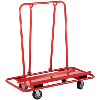 QJ-1001 - Heavy-Duty Drywall Cart with 2200 lb Capacity & 45"x22" Deck