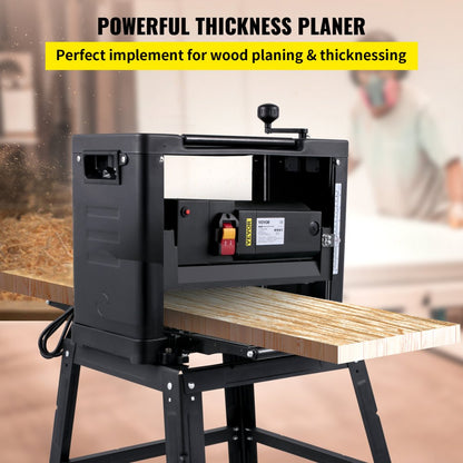 M1B-LS-3302 - 12.5" Thickness Planer with 2000W Motor & Dust Exhaust