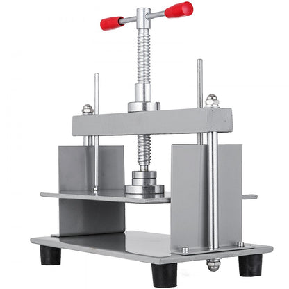 010557877829 - VEVOR 12" x 8.6" Steel Manual Paper Press Machine