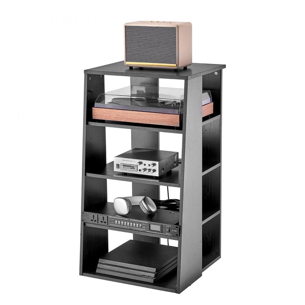 CSF-MS24306 - 5-Tier Media Stand with Adjustable Shelves and Cable Management