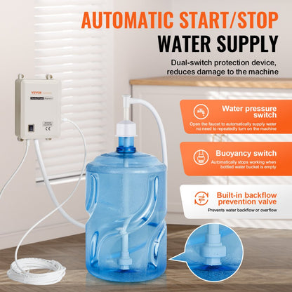 010875527879 - High-Flow Noiseless Bottled Water Pump System for Home Use