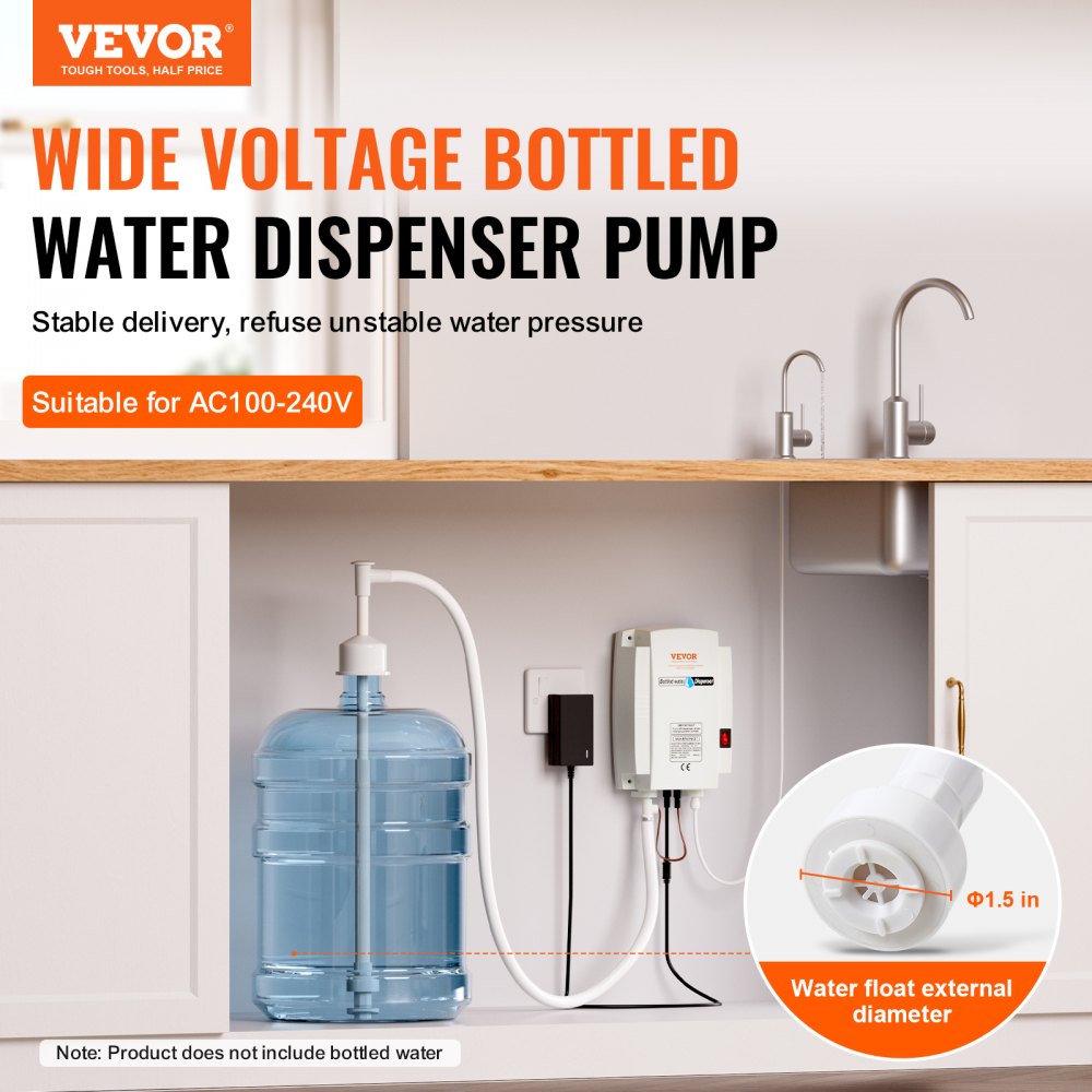 010312850941 - VEVOR High Flow 20ft Water Dispenser Pump for Home & RV