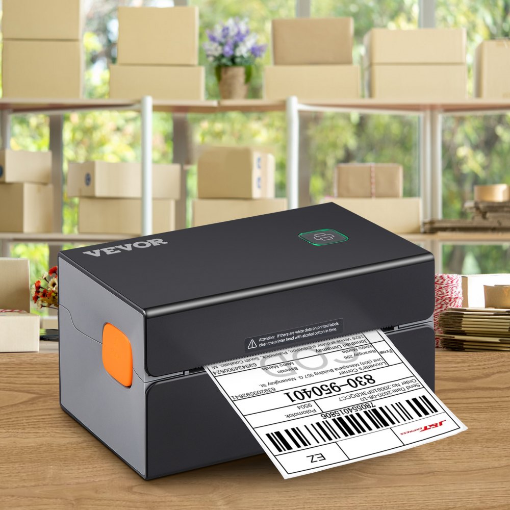 010293343479 - Compact 300DPI Bluetooth Thermal Label Printer for 1.57"-4.25" Labels