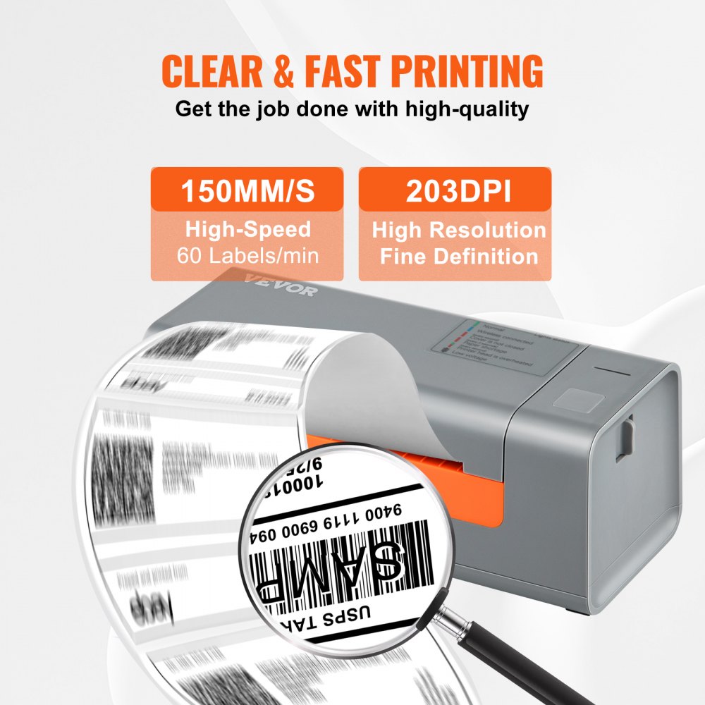 010638821331 - Wireless Bluetooth Thermal Label Printer for Efficient Labeling