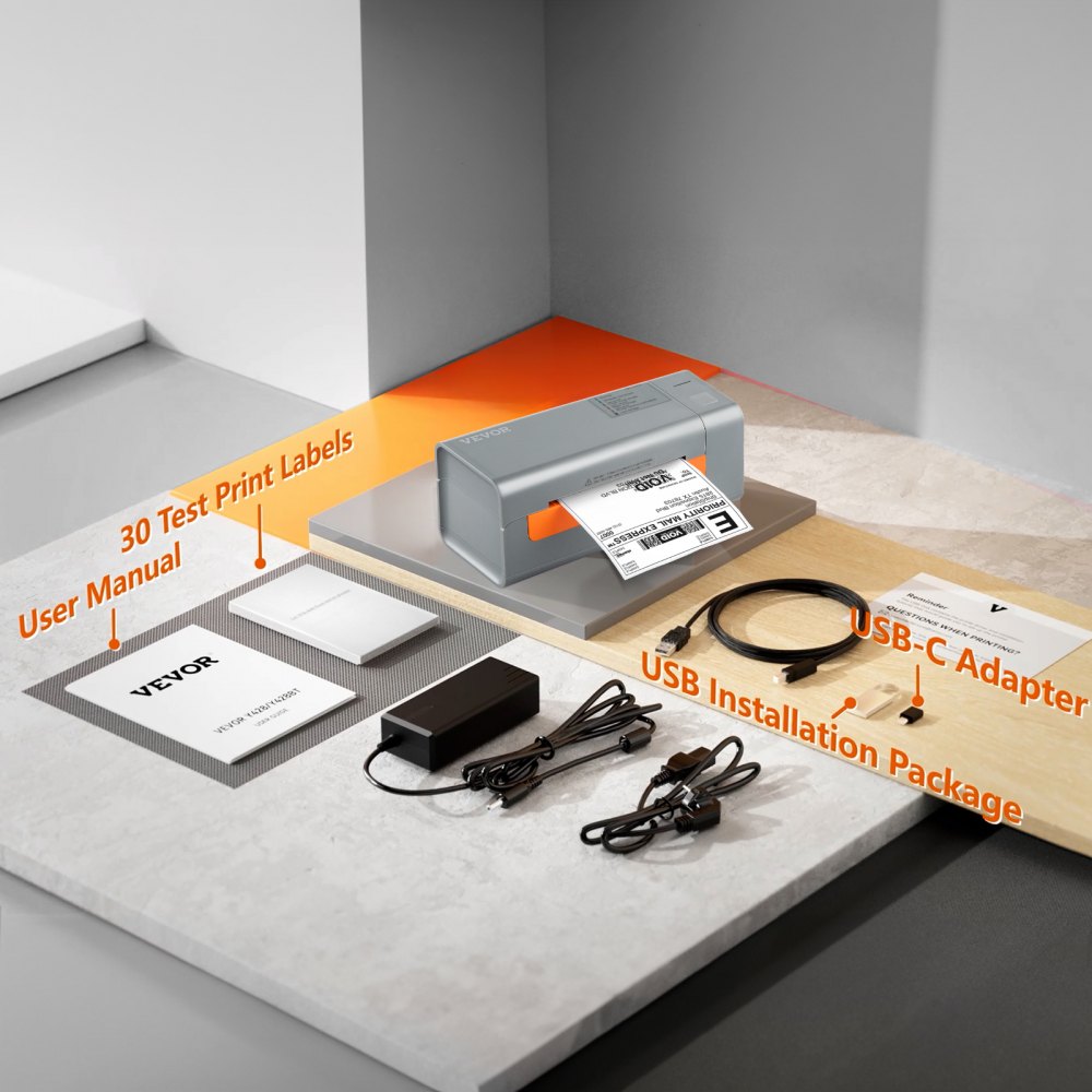 010638821331 - Wireless Bluetooth Thermal Label Printer for Efficient Labeling