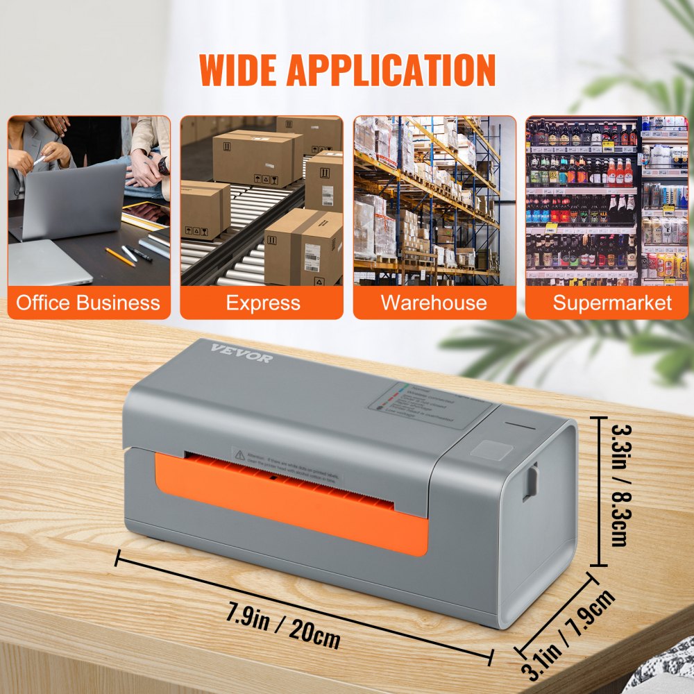 010638821331 - Wireless Bluetooth Thermal Label Printer for Efficient Labeling