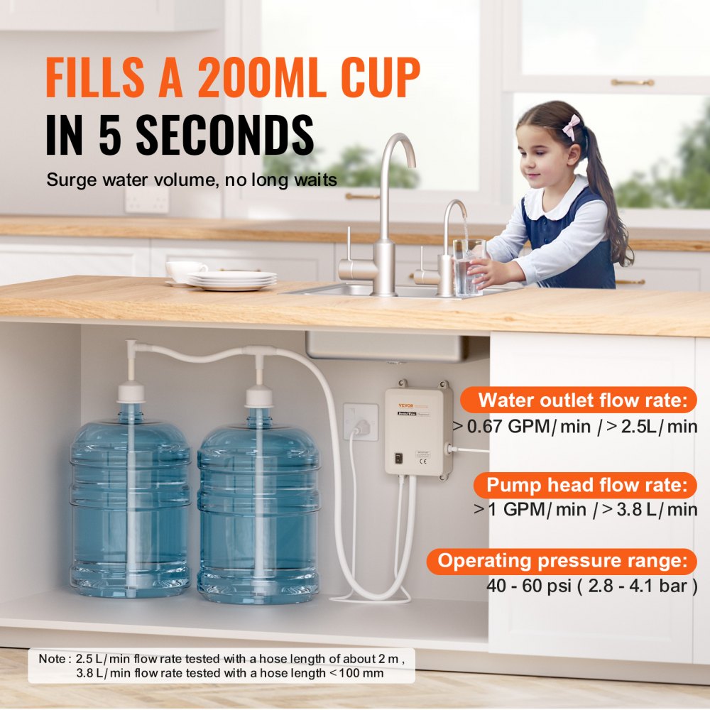 010338783877 - Efficient 120v Bottled Water Pump for Homes and RVs