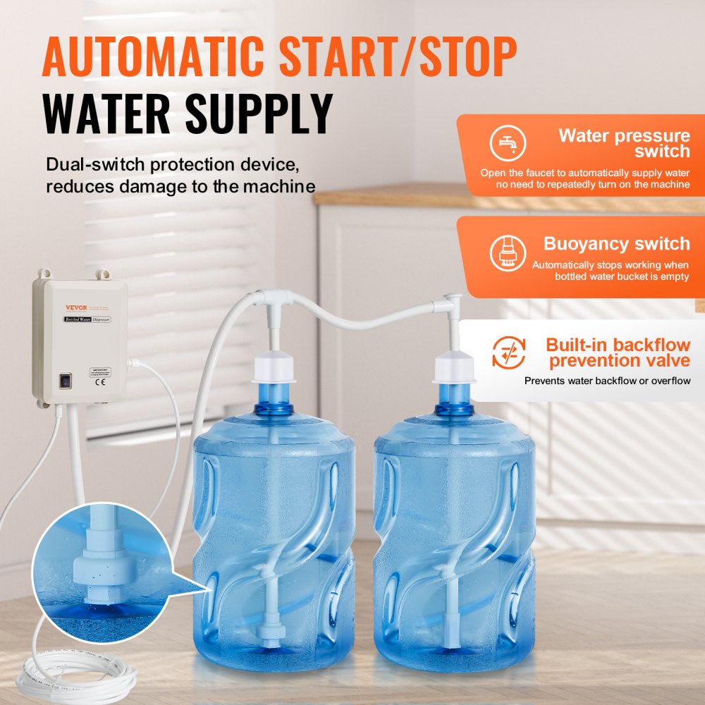 010338783877 - Efficient 120v Bottled Water Pump for Homes and RVs
