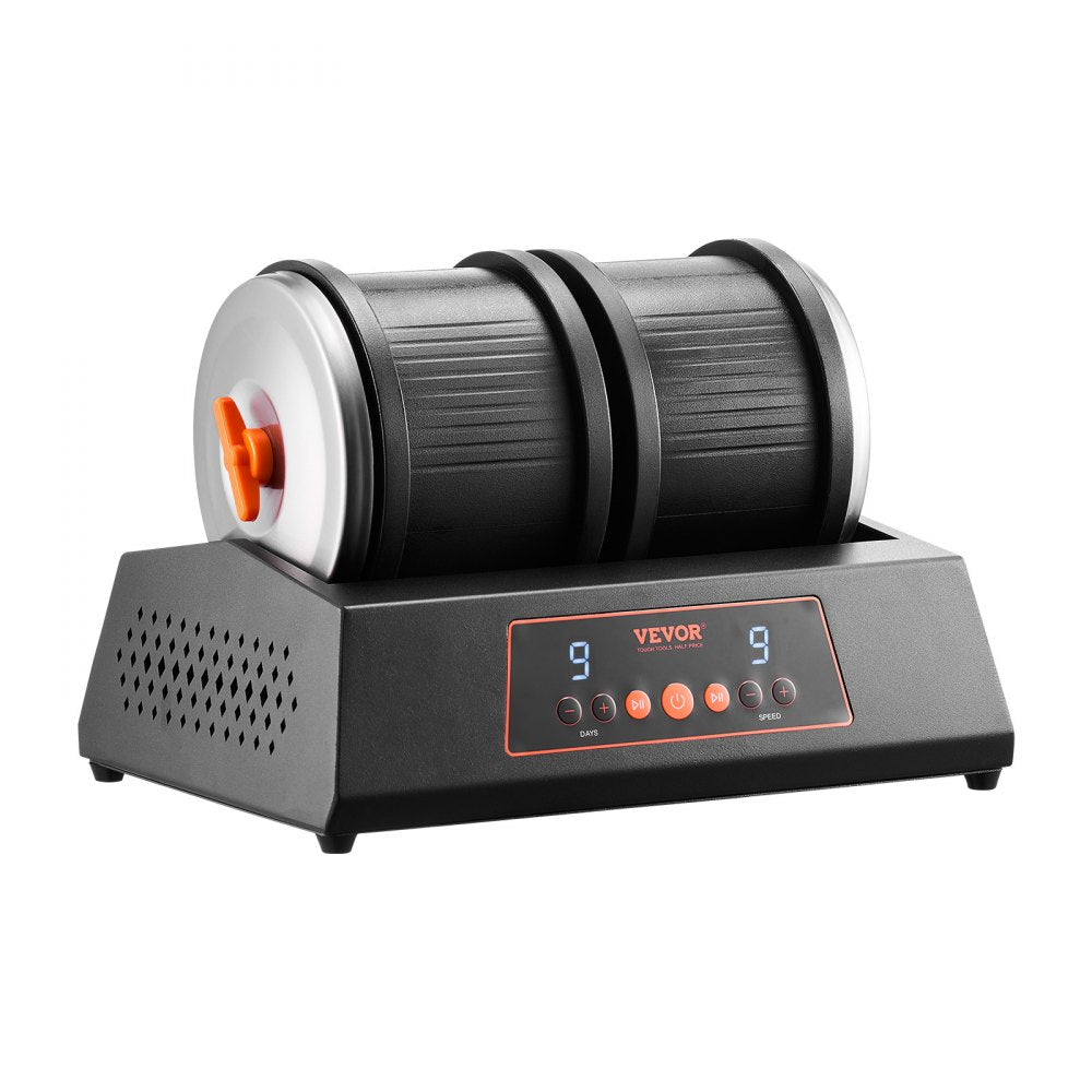 KD-C8021(US) - 9-Speed Quiet Rock Tumbler Kit with Safety Features