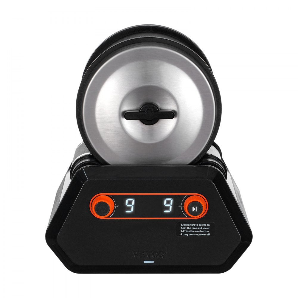 KD-C3011 - Quiet Rock Tumbler Kit with Adjustable Speeds and Jewelry Tools