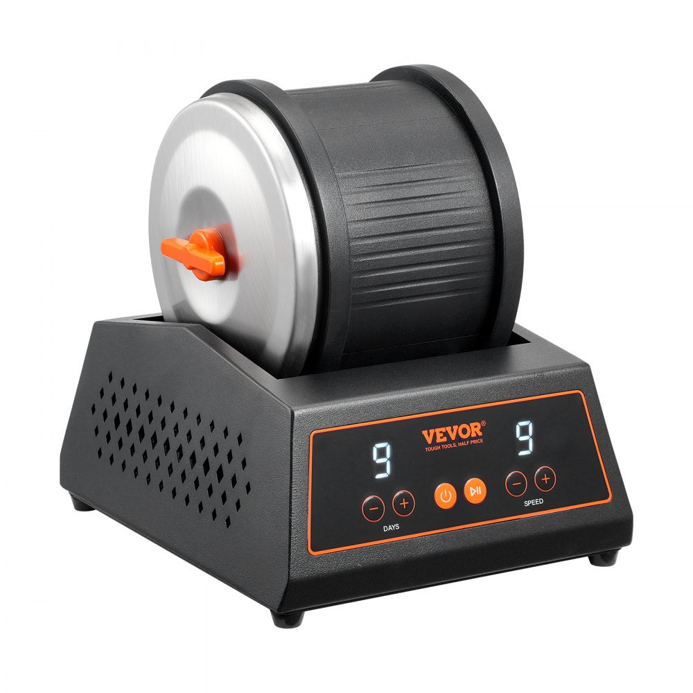 KD-C3021 - Silent Rock Tumbler 9.1x7x8.3" with Adjustable Speeds