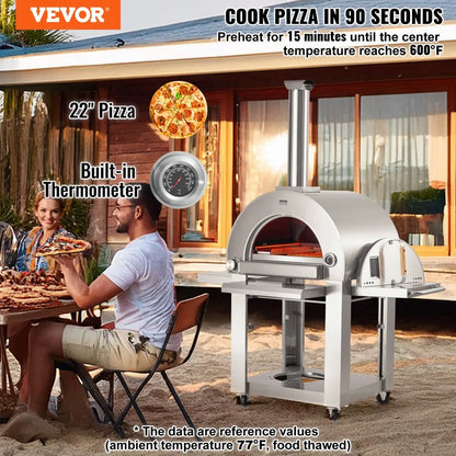 GB-GPO3 - 22-Inch Outdoor Pizza Oven, Bake in 90 Seconds, Portable Design