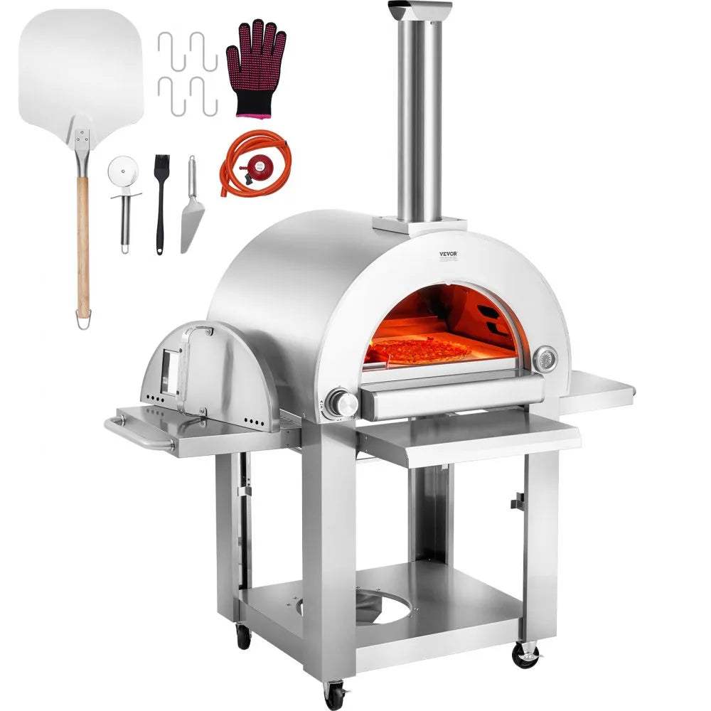 GB-GPO3 - 22-Inch Outdoor Pizza Oven, Bake in 90 Seconds, Portable Design
