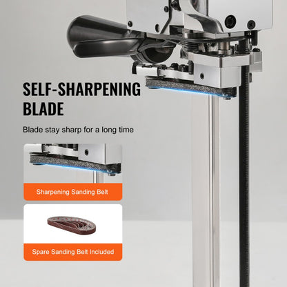 CZD-5 - 750W VEVOR Fabric Cutter, 9.8" Blade, Cuts 8.3" Thick