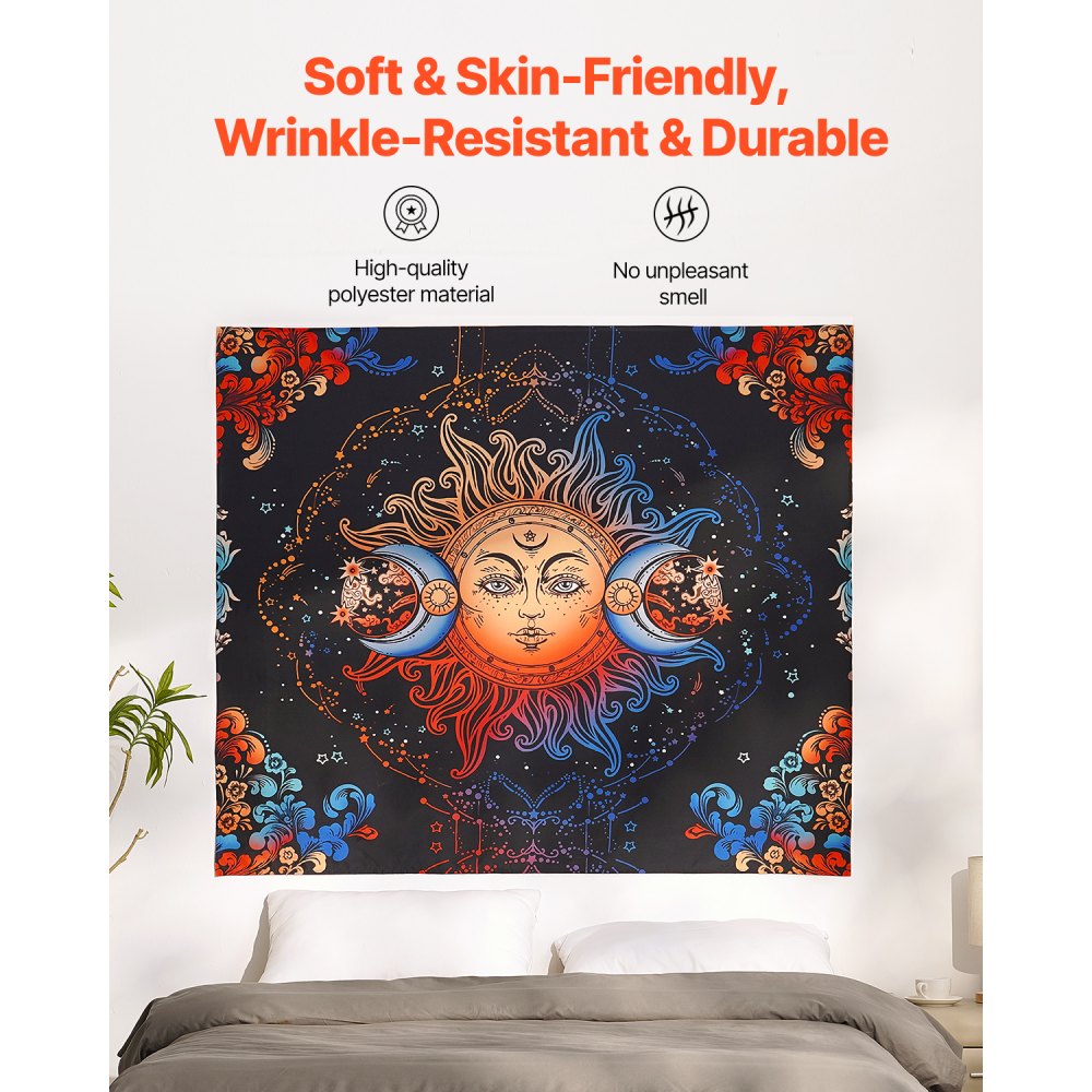 SSWWGT001 - Premium Sun & Moon Tapestry for Artistic Home Decor