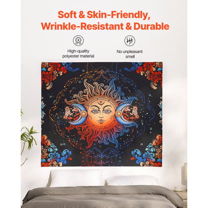 SSWWGT001 - Premium Sun & Moon Tapestry for Artistic Home Decor