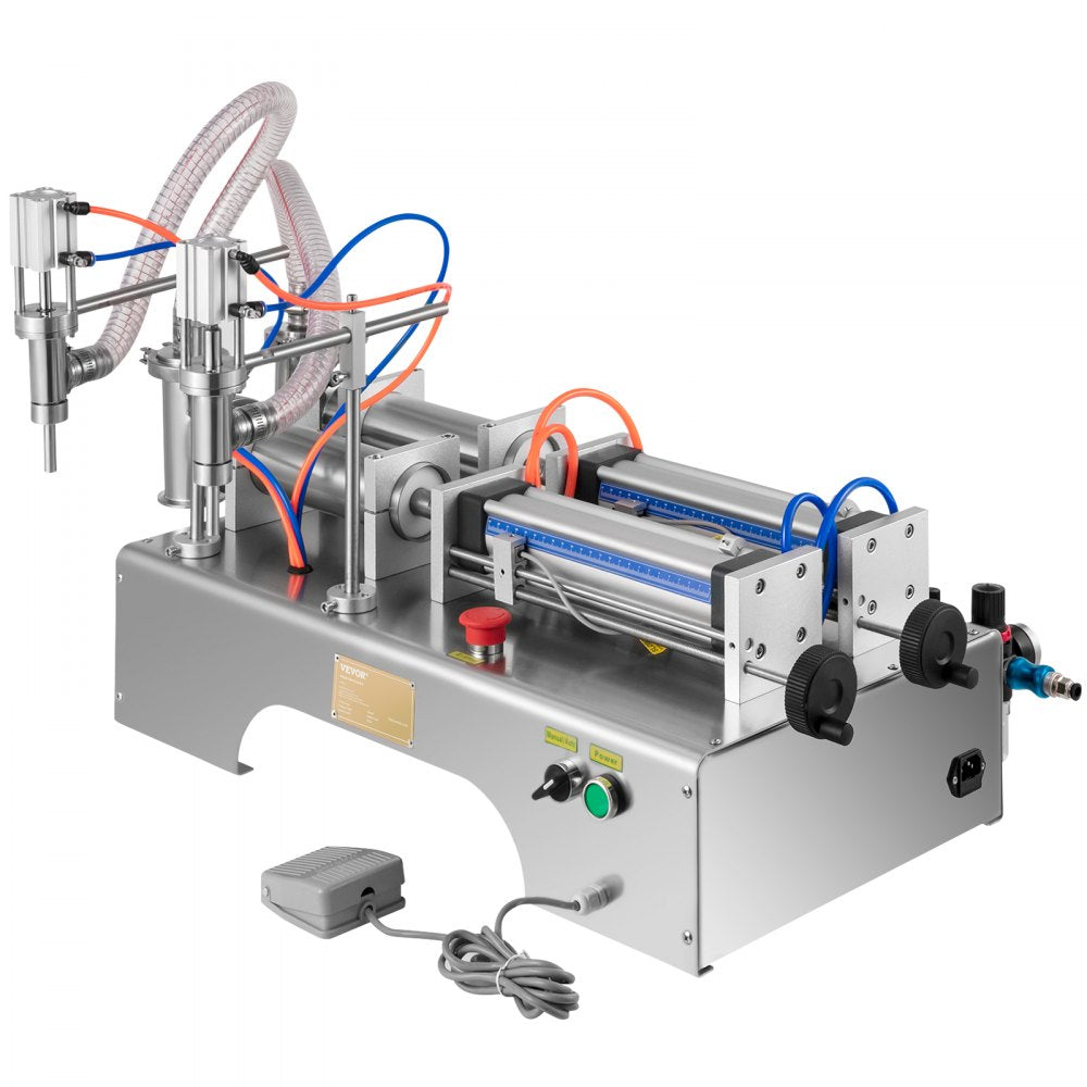 Liquid Filler 50-500 ml - High-Speed Pneumatic Filling Machine for Liquids & Pastes