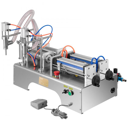 Liquid Filler 50-500 ml - High-Speed Pneumatic Filling Machine for Liquids & Pastes