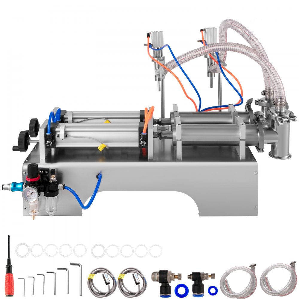 Liquid Filler 50-500 ml - High-Speed Pneumatic Filling Machine for Liquids & Pastes