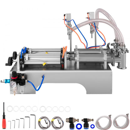 Liquid Filler 50-500 ml - High-Speed Pneumatic Filling Machine for Liquids & Pastes
