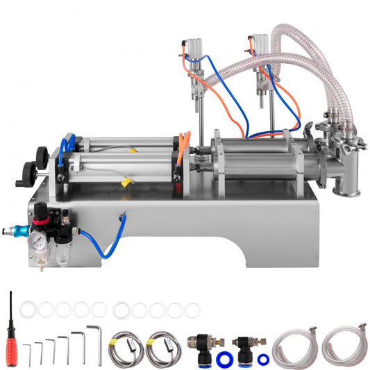 Liquid Filler 50-500 ml - High-Speed Pneumatic Filling Machine for Liquids & Pastes