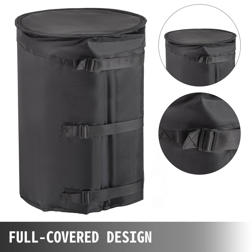 010469752426 - 55 Gallon Drum Heater Blanket with Thermostat, 1.3KW