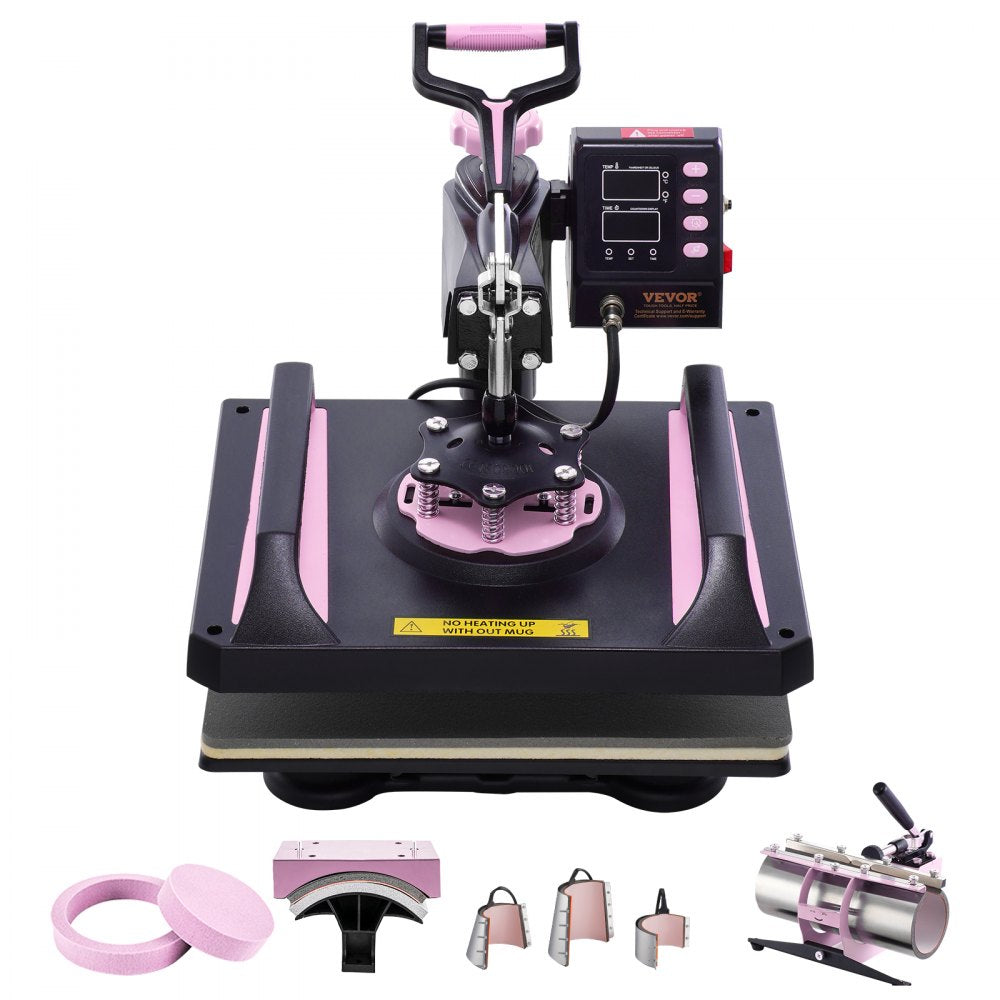 TL-FY8001 - 8-in-1 Heat Press Machine with 30 oz Tumbler Attachment