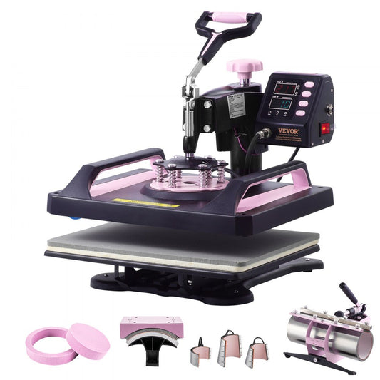 TL-FY8001 - 8-in-1 Heat Press Machine with 30 oz Tumbler Attachment