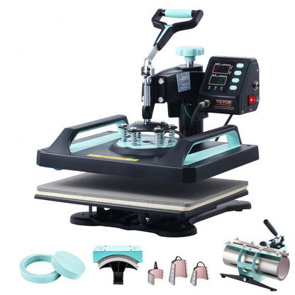 TL-FY8001 - 8-in-1 Heat Press Machine with 30oz Tumbler Capacity