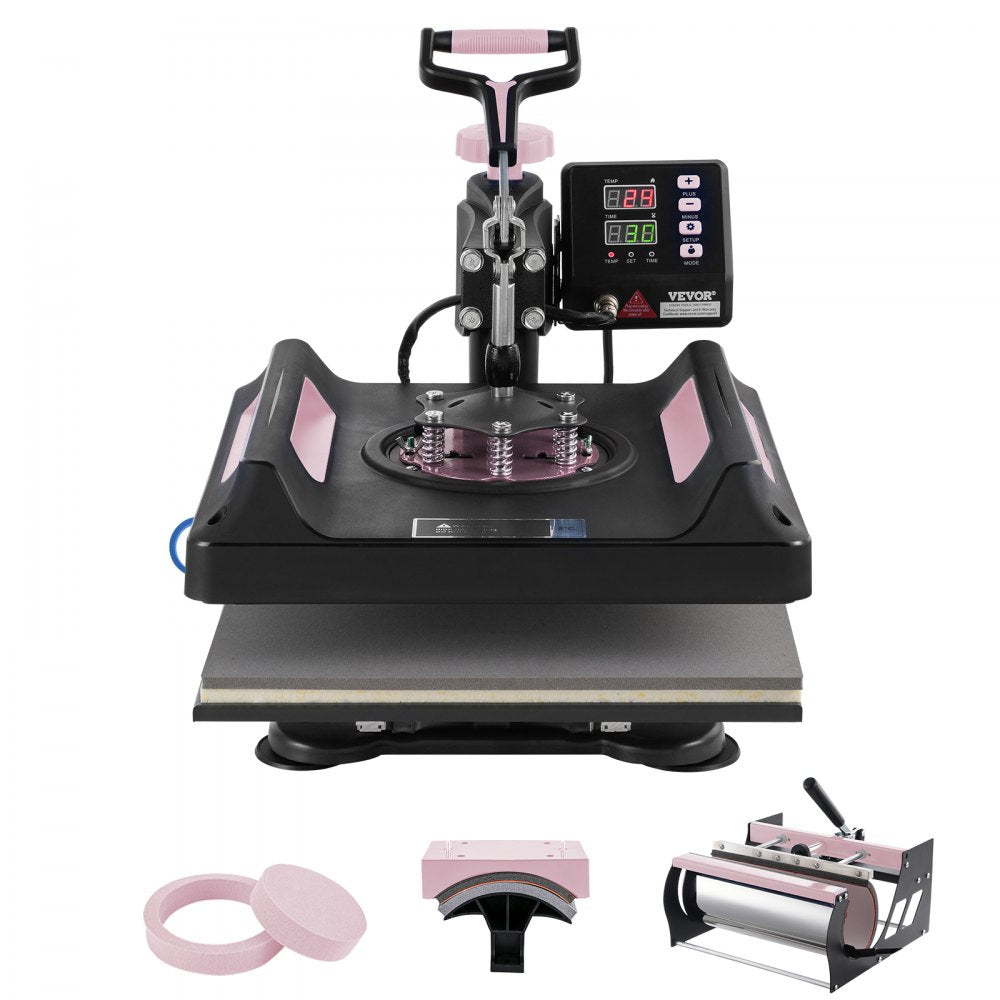 SJY-H15151P - 5-in-1 VEVOR Heat Press Machine for Home & Business